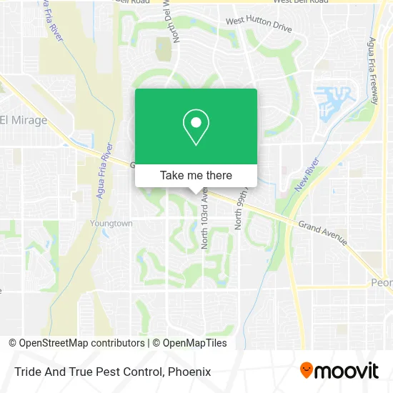 Tride And True Pest Control map