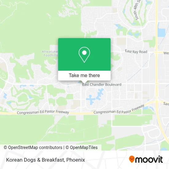 Korean Dogs & Breakfast map