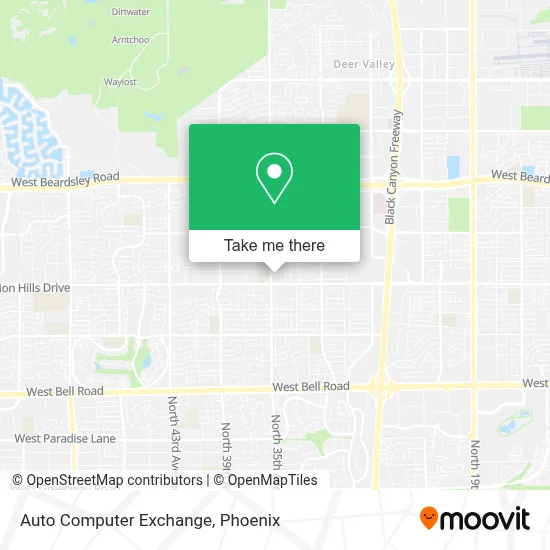 Auto Computer Exchange map