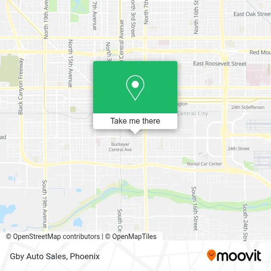 Gby Auto Sales map