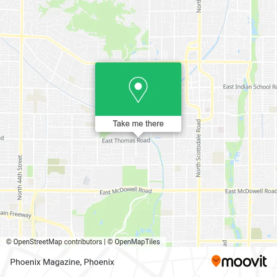Phoenix Magazine map