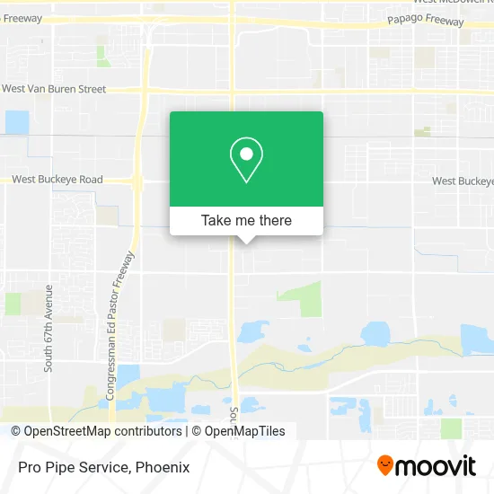 Pro Pipe Service map