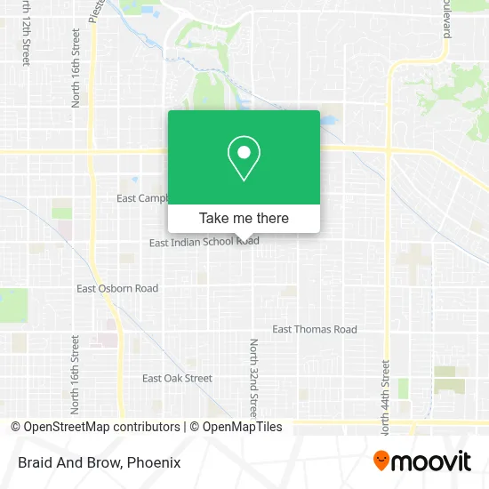 Braid And Brow map