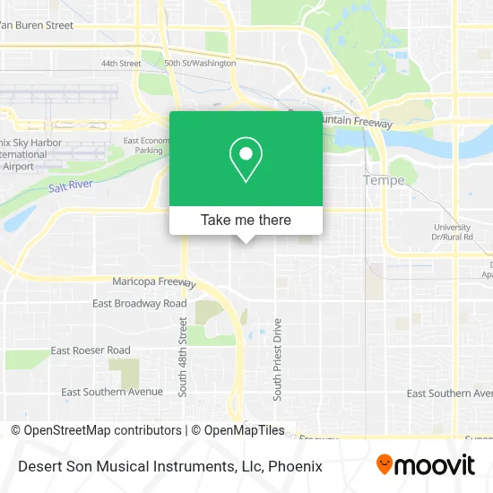 Desert Son Musical Instruments, Llc map