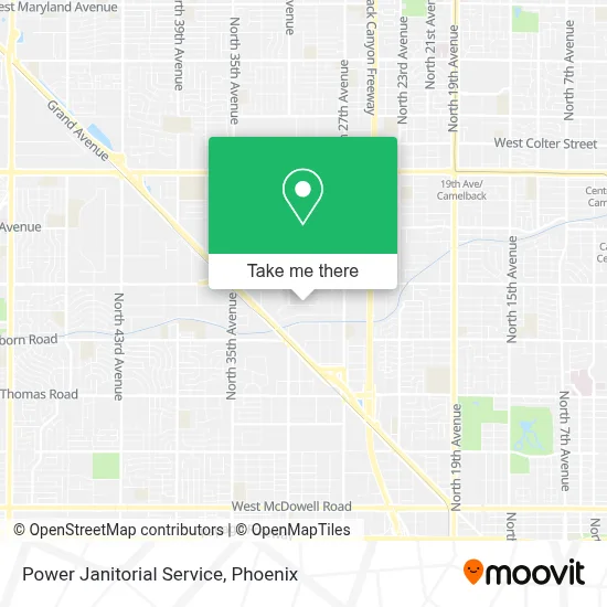 Power Janitorial Service map