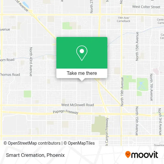 Smart Cremation map