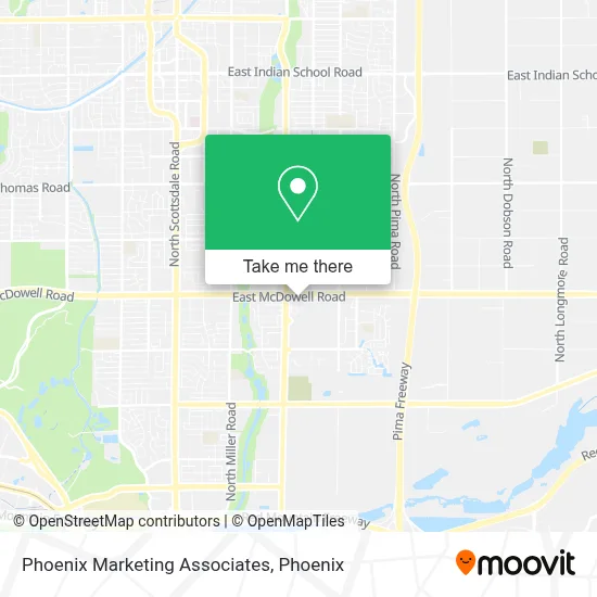 Phoenix Marketing Associates map
