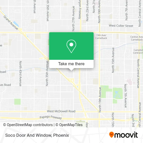 Soco Door And Window map