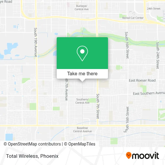 Total Wireless map