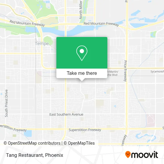 Tang Restaurant map