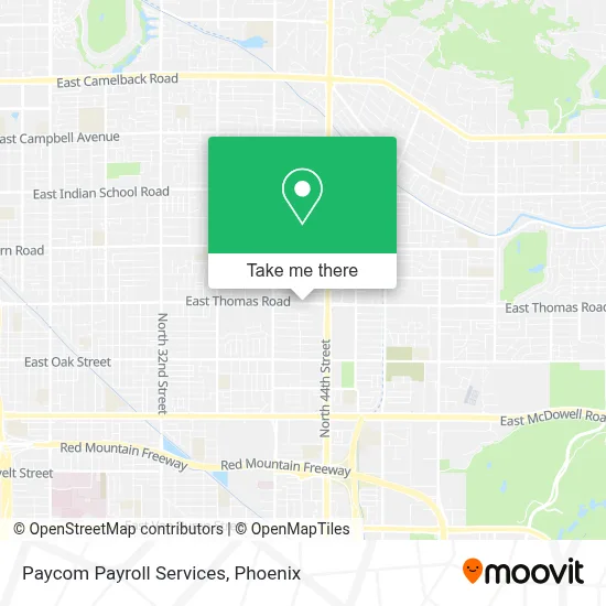 Paycom Payroll Services map