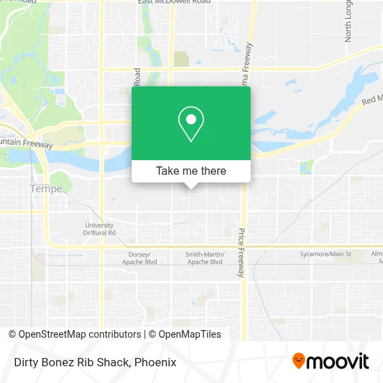 Dirty Bonez Rib Shack map