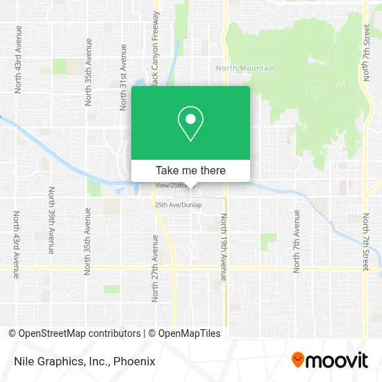 Nile Graphics, Inc. map