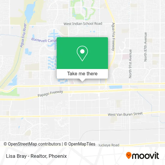 Lisa Bray - Realtor map