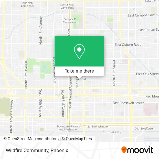 Wildfire Community map