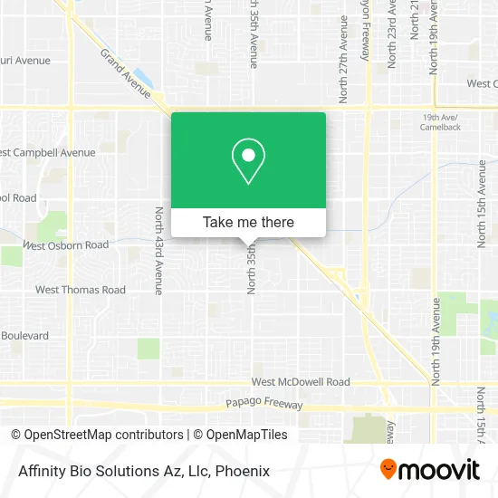 Affinity Bio Solutions Az, Llc map