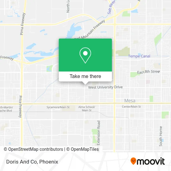 Doris And Co map