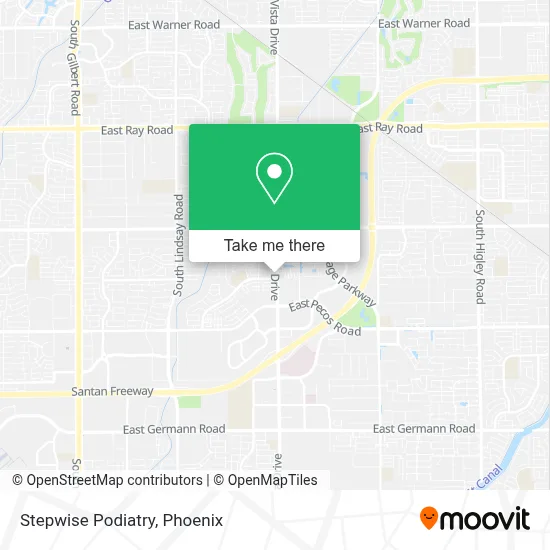 Stepwise Podiatry map