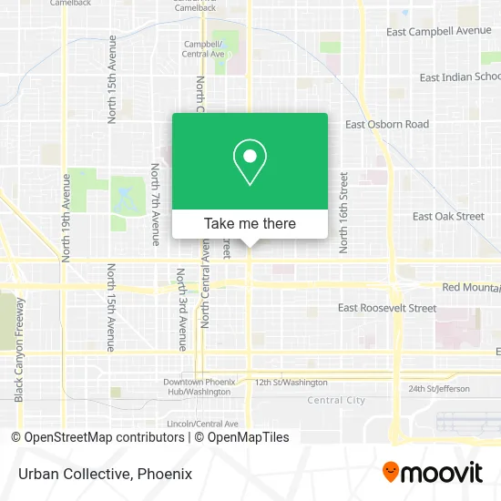 Urban Collective map