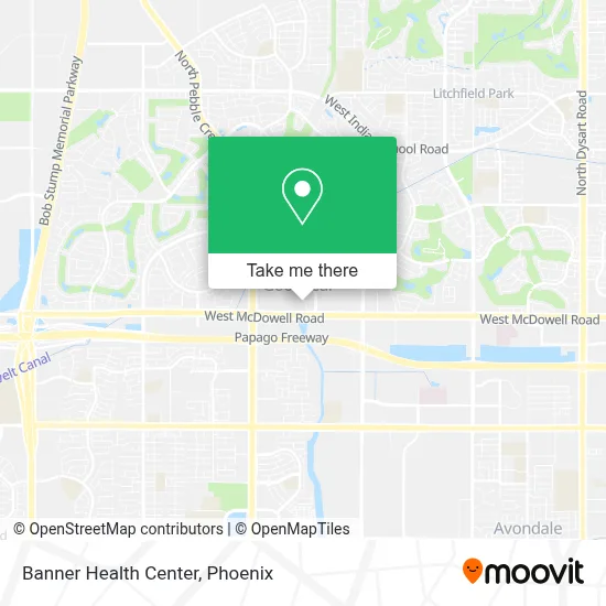 Banner Health Center map