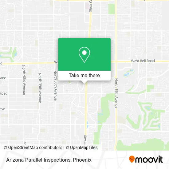 Arizona Parallel Inspections map