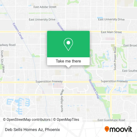 Deb Sells Homes Az map