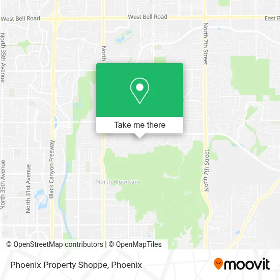 Phoenix Property Shoppe map