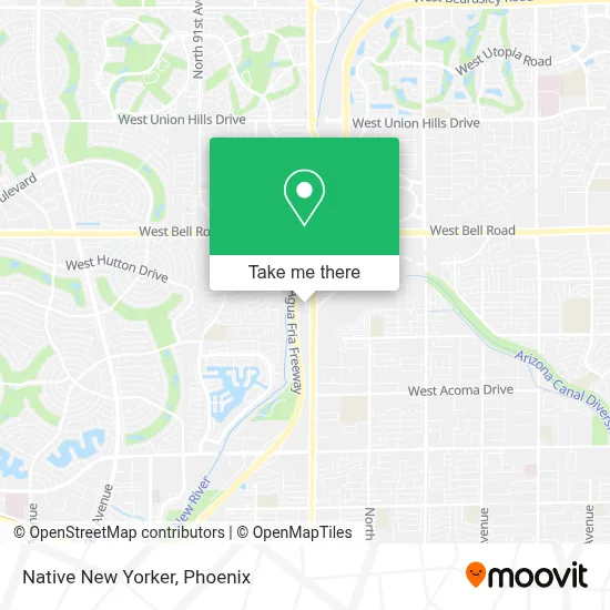 Native New Yorker map