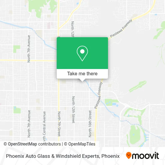 Phoenix Auto Glass & Windshield Experts map