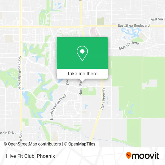 Hive Fit Club map