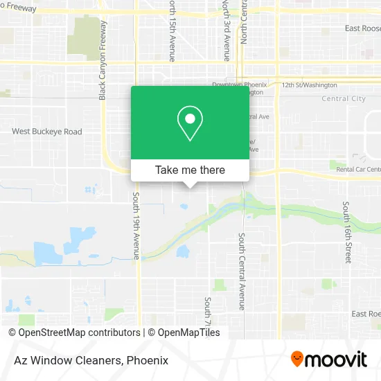 Az Window Cleaners map