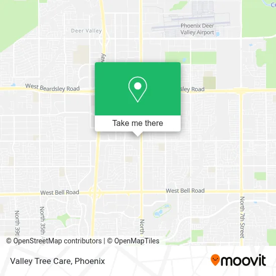 Valley Tree Care map
