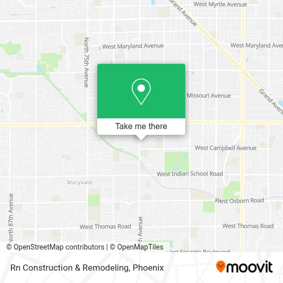 Rn Construction & Remodeling map