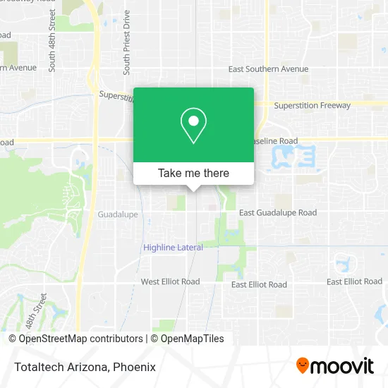 Totaltech Arizona map