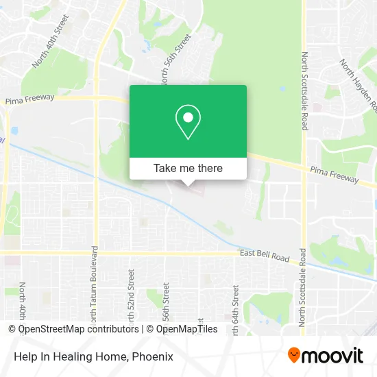 Help In Healing Home map