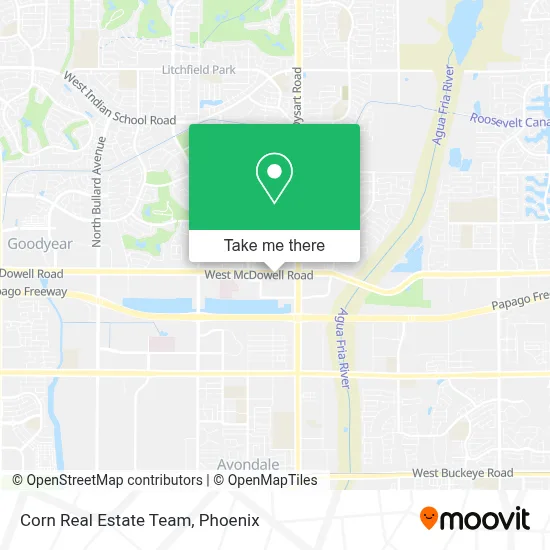 Corn Real Estate Team map