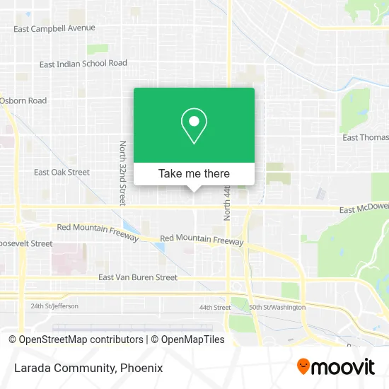 Larada Community map