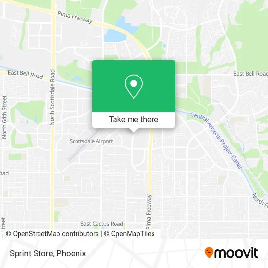 Sprint Store map