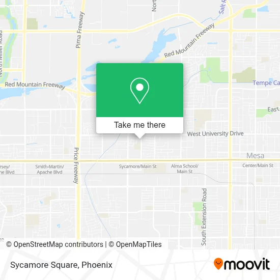 Sycamore Square map