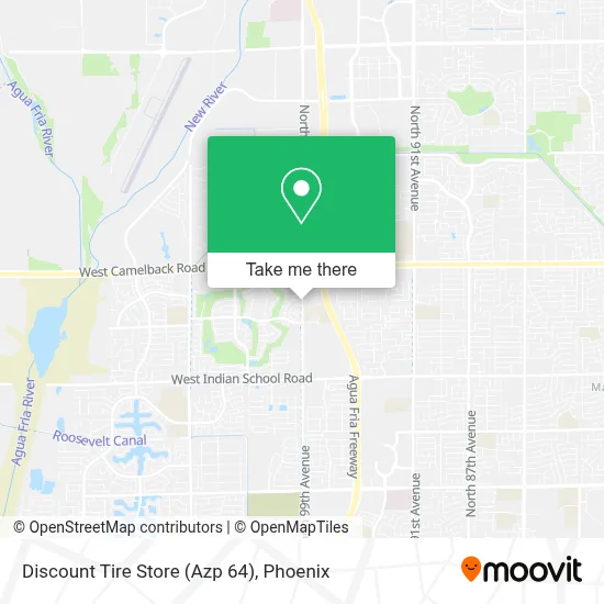 Discount Tire Store (Azp 64) map