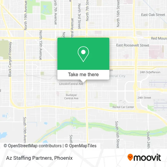 Az Staffing Partners map
