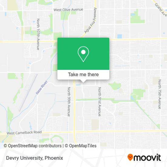 Devry University map