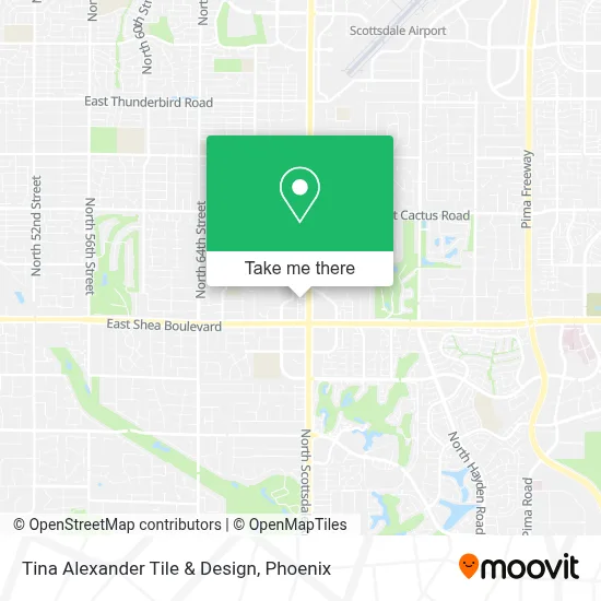 Tina Alexander Tile & Design map