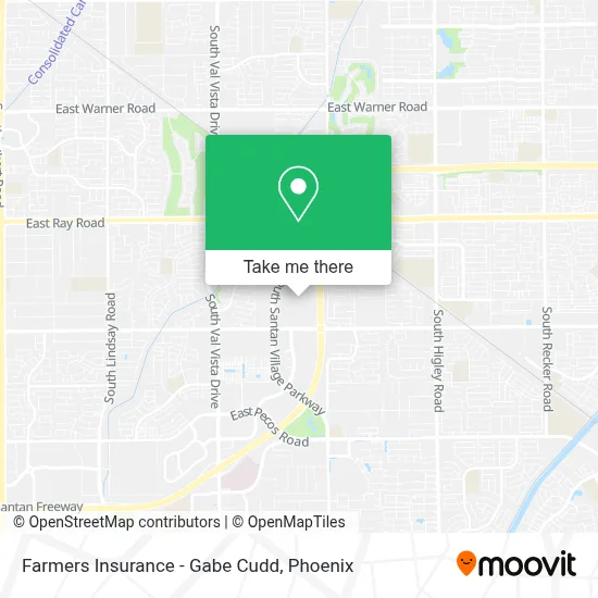 Farmers Insurance - Gabe Cudd map