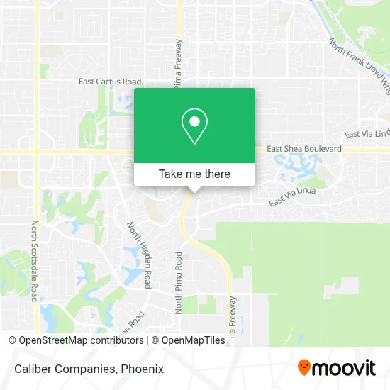 Caliber Companies map