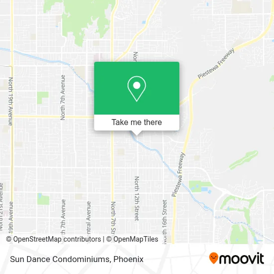 Sun Dance Condominiums map