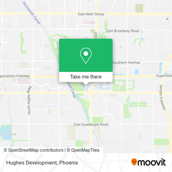Hughes Development map