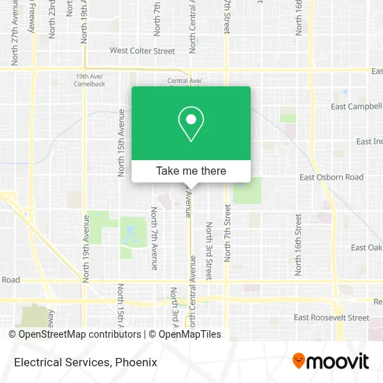 Electrical Services map