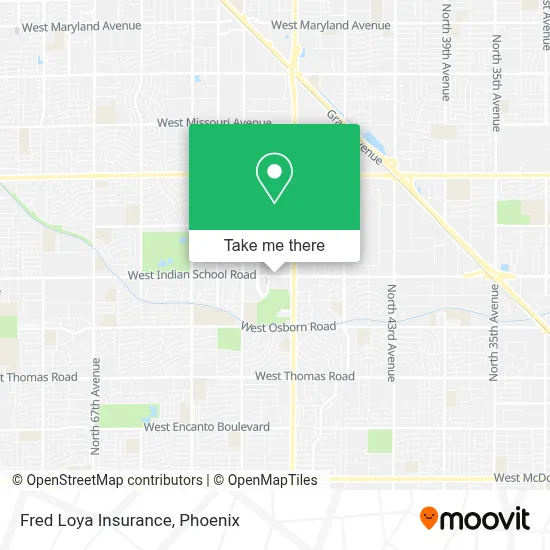 Fred Loya Insurance map