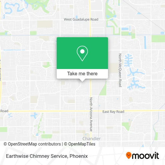 Earthwise Chimney Service map